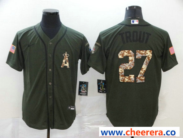 LA Los Angeles Angels olive jersey