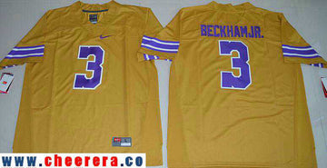 Odell Beckham Jr Gridiron LSU Tigers gold Limited jersey