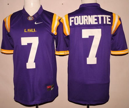 Leonard Fournette LSU Tigers purple Limited jersey