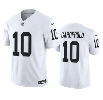 Jimmy Garoppolo Las Vegas Raiders white Vapor jersey