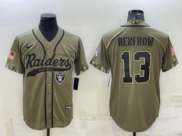 Hunter Renfrow Las Vegas Raiders olive Salute To Service jersey