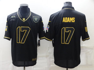 Davante Adams Las Vegas Raiders black Salute To Service jersey