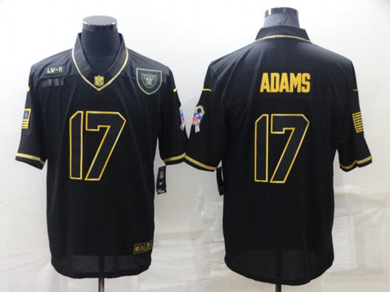 Davante Adams Las Vegas Raiders black Salute To Service jersey