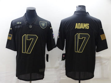 Davante Adams Las Vegas Raiders black Salute To Service jersey