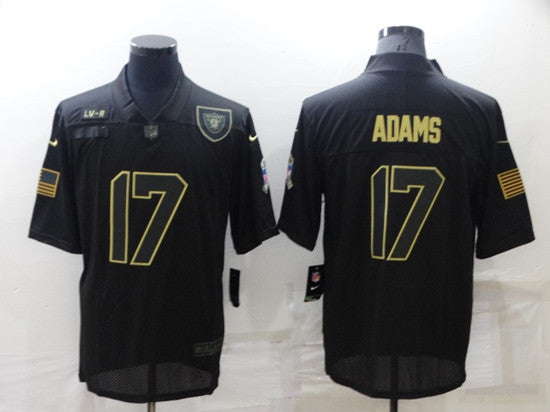 Davante Adams Las Vegas Raiders black Salute To Service jersey