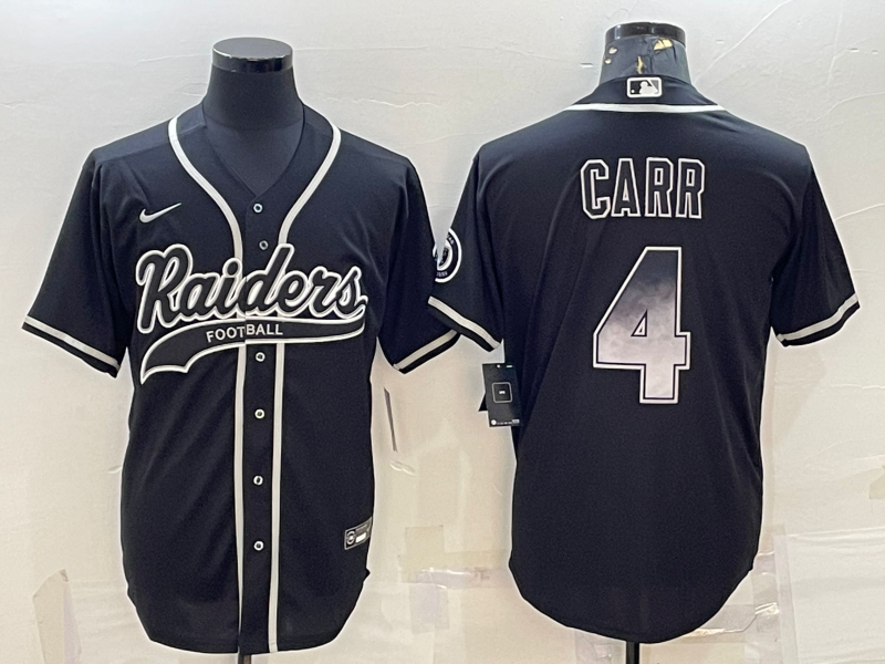 Derek Carr Las Vegas Raiders black jersey
