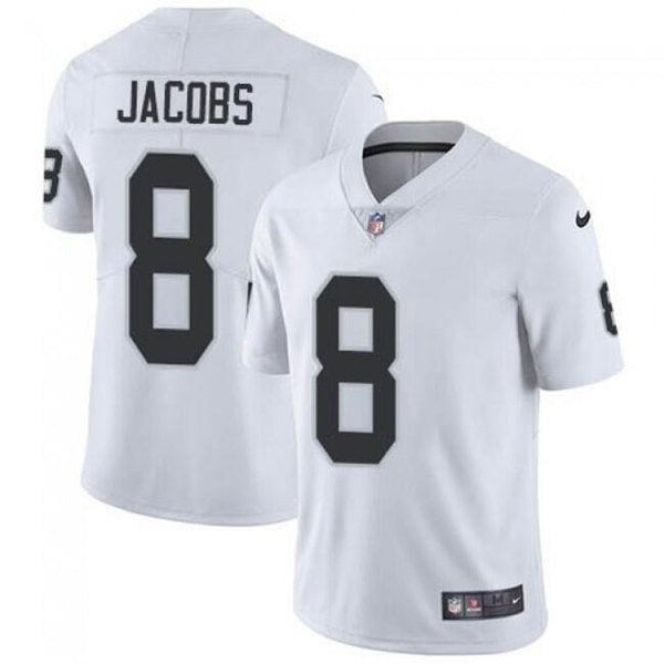 Josh Jacobs Las Vegas Raiders white Vapor jersey