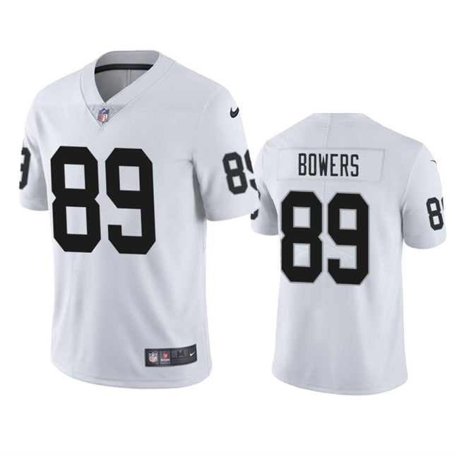 Brock Bowers Las Vegas Raiders white Vapor jersey