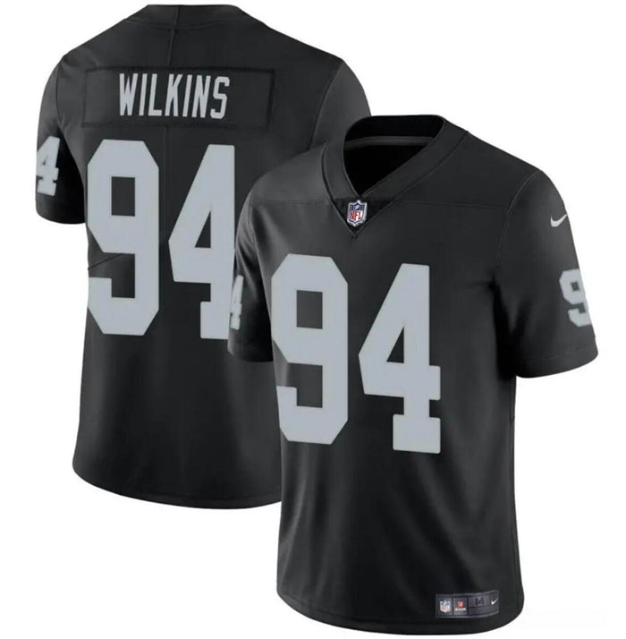 Christian Wilkins Las Vegas Raiders black Vapor jersey