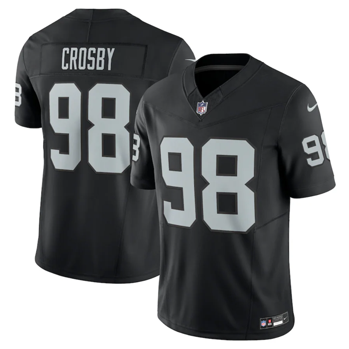 Maxx Crosby Las Vegas Raiders black Vapor jersey