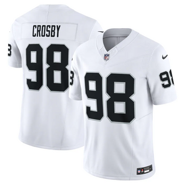 Maxx Crosby Las Vegas Raiders white Vapor jersey
