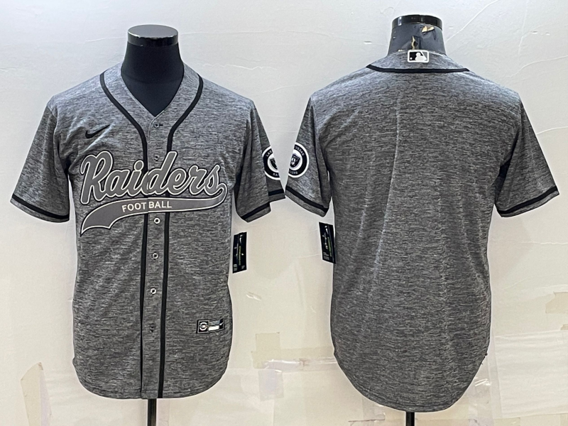 Custom Las Vegas Raiders grey jersey