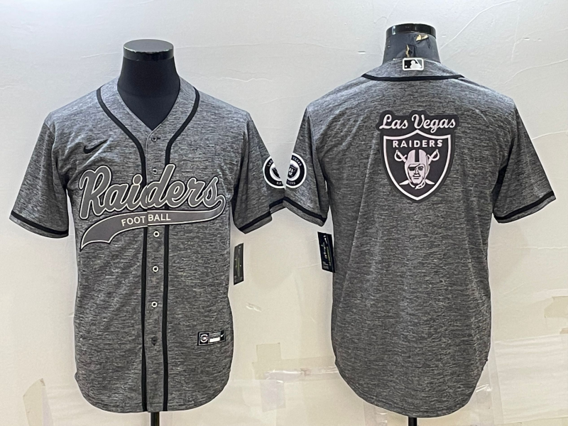 Las Vegas Raiders grey jersey