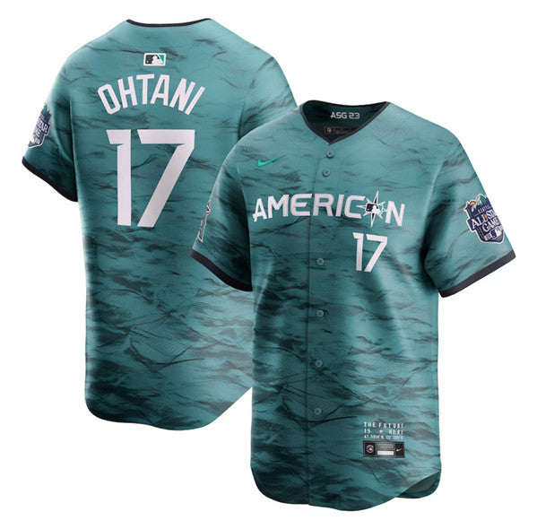 Shohei Ohtani Los Angeles Angels teal All-Star jersey