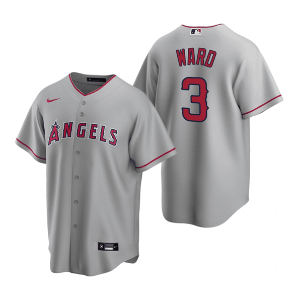 Waylor Ward Los Angeles Angels grey jersey