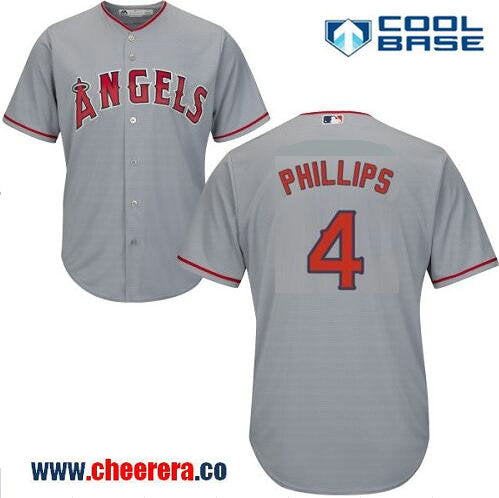 Brandon Phillips Los Angeles Angels gray Road jersey