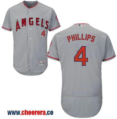 Brandon Phillips Los Angeles Angels gray Road jersey