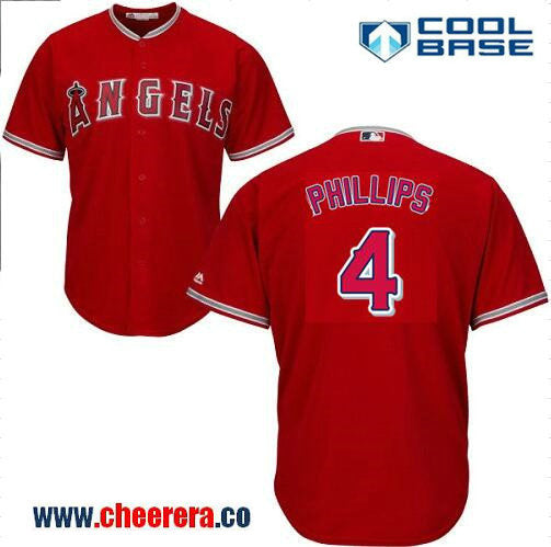 Brandon Phillips Los Angeles Angels red Alternate jersey