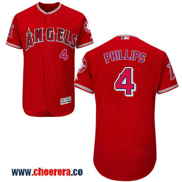 Brandon Phillips Los Angeles Angels red Alternate jersey