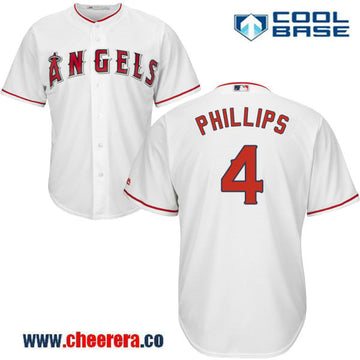 Brandon Phillips Los Angeles Angels white Home jersey