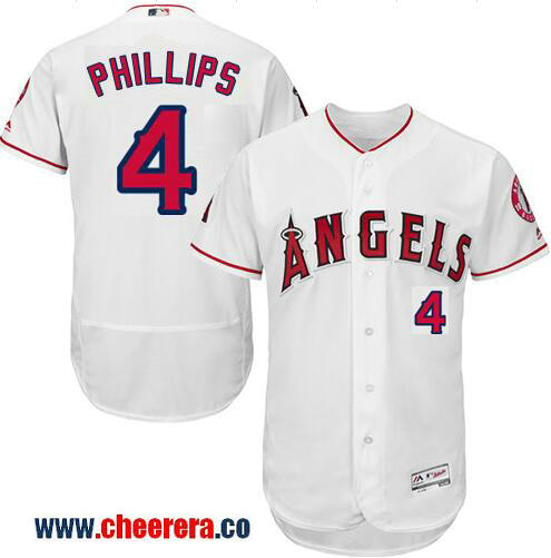 Brandon Phillips Los Angeles Angels white Home jersey