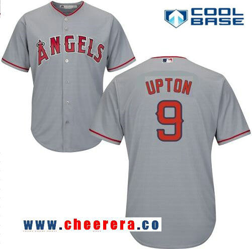 Justin Upton Los Angeles Angels gray Road jersey