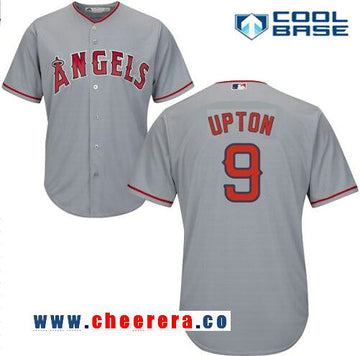 Justin Upton Los Angeles Angels gray Road jersey