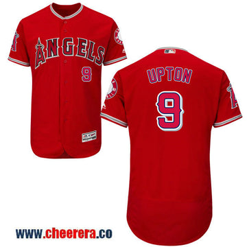 Justin Upton Los Angeles Angels red Alternate jersey