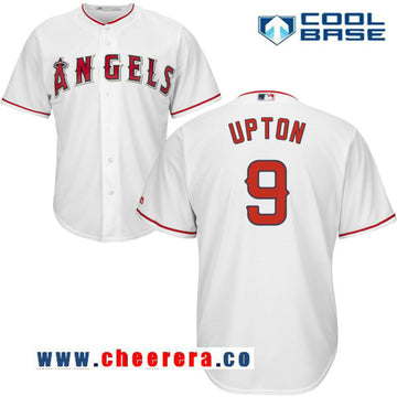 Justin Upton Los Angeles Angels white Home jersey