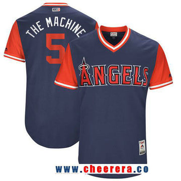 Albert Pujols Los Angeles Angels navy jersey