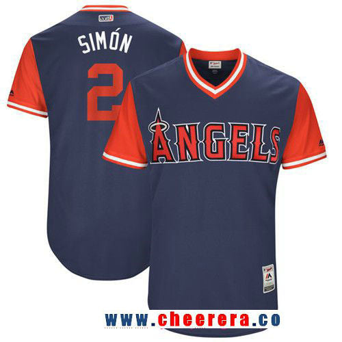 Andrelton Simmons Los Angeles Angels navy jersey