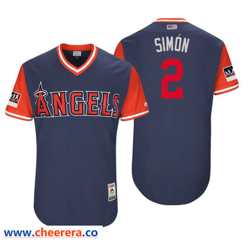 Los Angeles Angels navy Authentic jersey