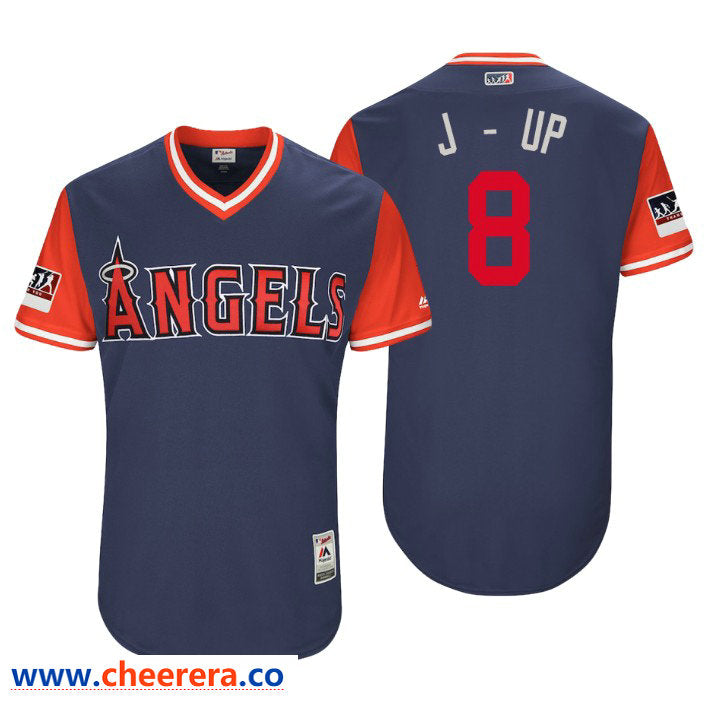 Los Angeles Angels navy Authentic jersey