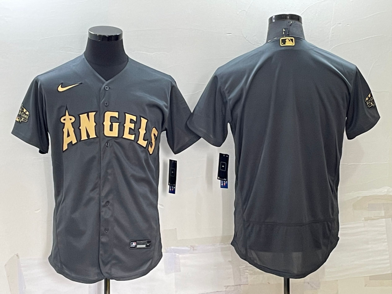 Custom Los Angeles Angels grey jersey