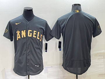 Custom Los Angeles Angels grey jersey