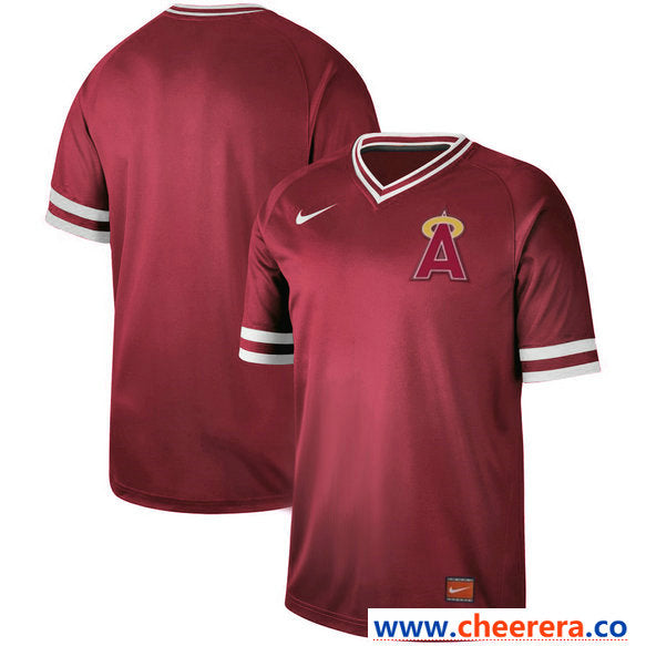 Custom Los Angeles Angels red Legend jersey