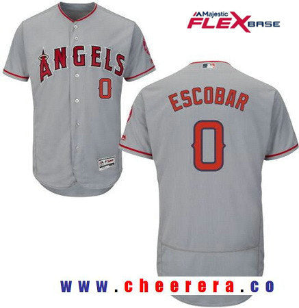 Los Angeles Angels gray Road jersey