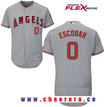 Los Angeles Angels gray Road jersey