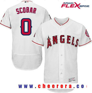 Los Angeles Angels white Home jersey