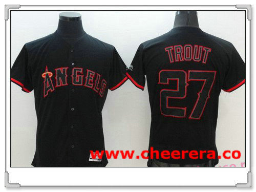 Los Angeles Angels black Fashion jersey