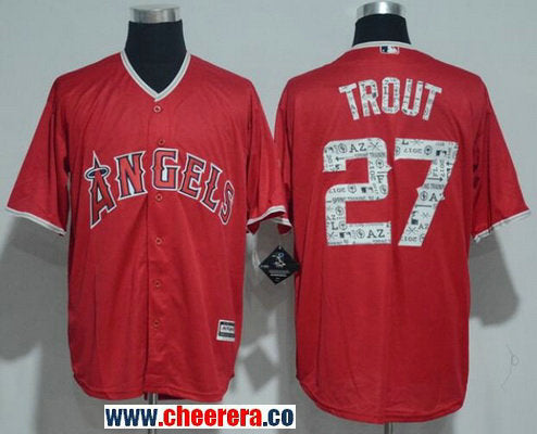 Los Angeles Angels red jersey