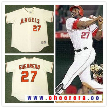 Los Angeles Angels white Cooperstown jersey