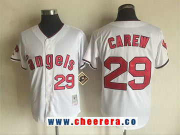 Los Angeles Angels white Throwback jersey
