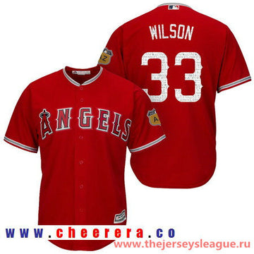 Los Angeles Angels red jersey