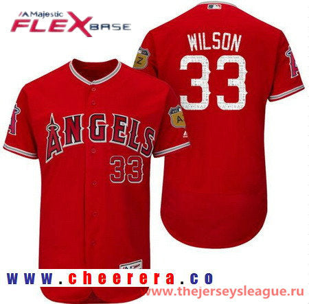 Los Angeles Angels red jersey