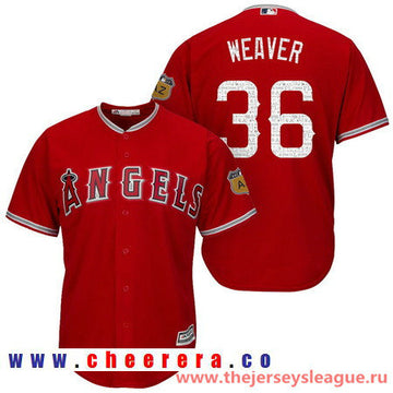 Los Angeles Angels red jersey