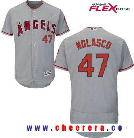 Los Angeles Angels gray Road jersey