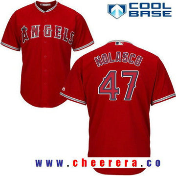 Los Angeles Angels red Alternate jersey