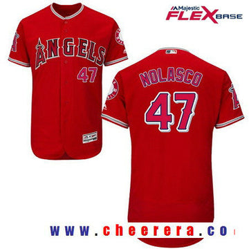 Los Angeles Angels red Alternate jersey