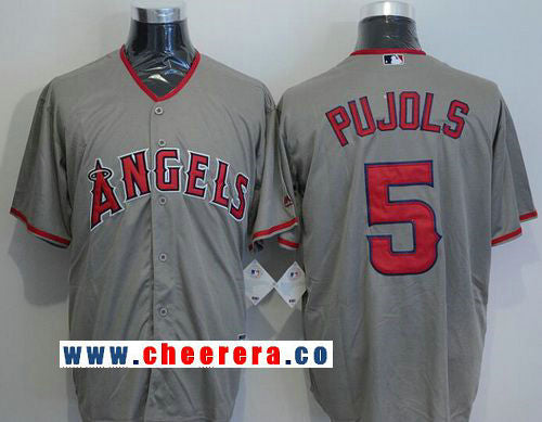 Los Angeles Angels gray Road jersey